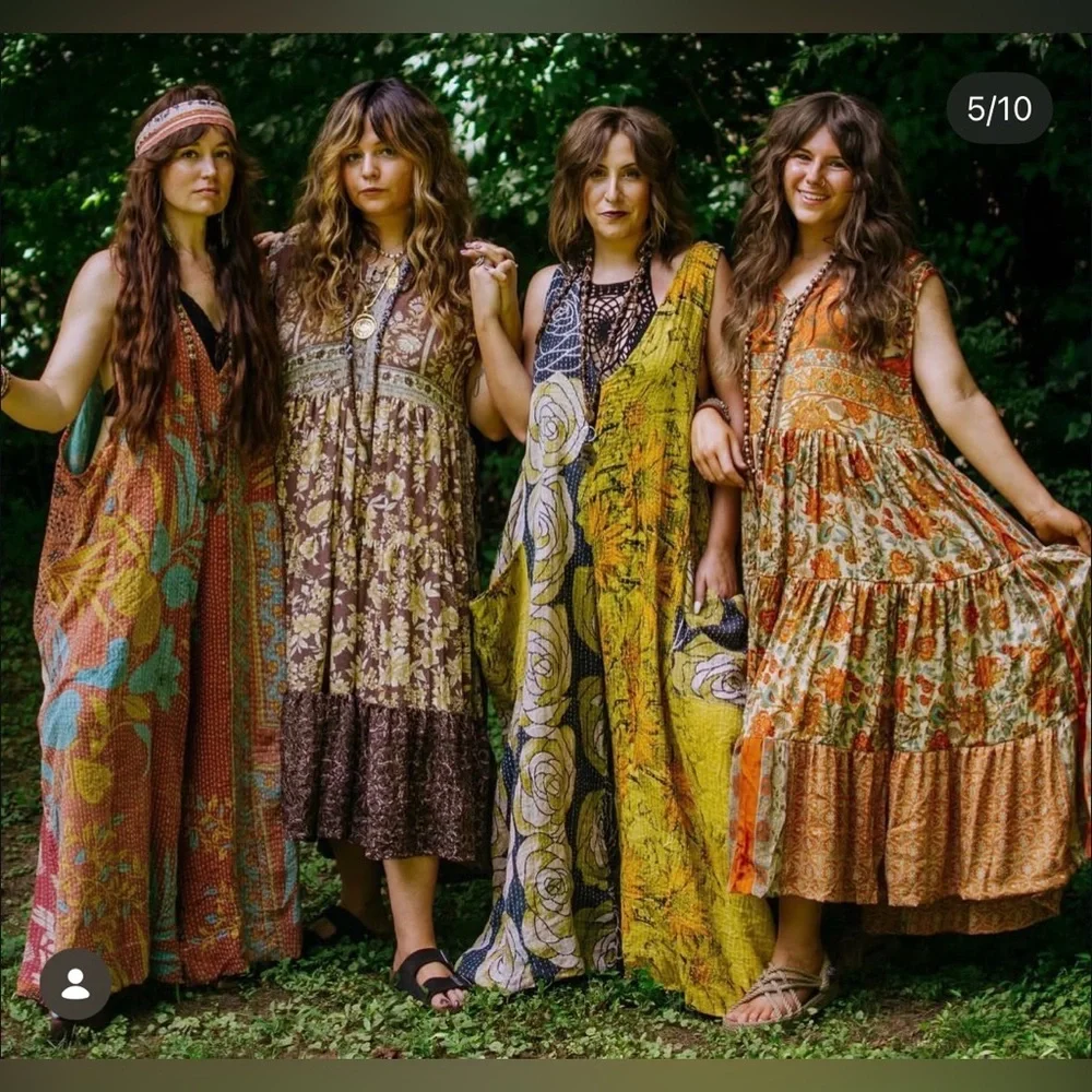 Kantha Bae Harmony Bohemian Wide-Leg Jumpsuit - Picture 3 of 14